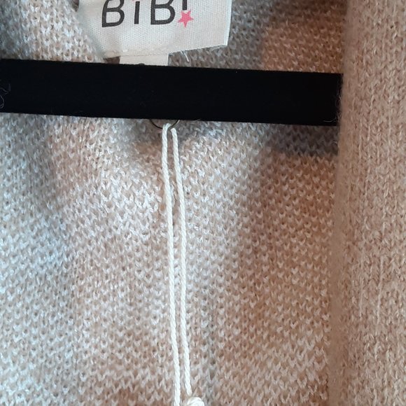 BIBI BLANKET STYLE SWEATER CARNIGAN SO SOFT KNIT W/POCKETS - Picture 2 of 3